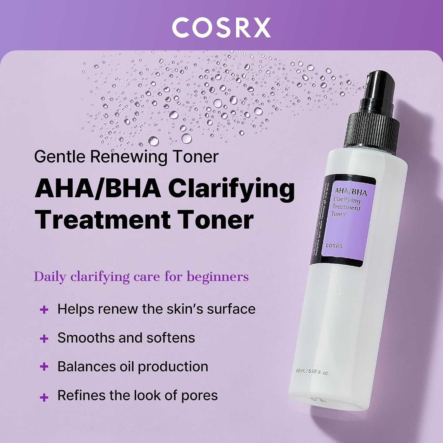 COSRX Peelings AHA/BHA Clarifying Treatment Toner, 30 ml