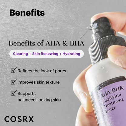 COSRX Peelings AHA/BHA Clarifying Treatment Toner, 30 ml